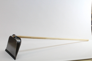 Preview: Kehrschaufel Metall lackiert mit Langstiel